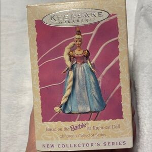 Barbie Rapunzel hallmark Keepsake Ornament 1997